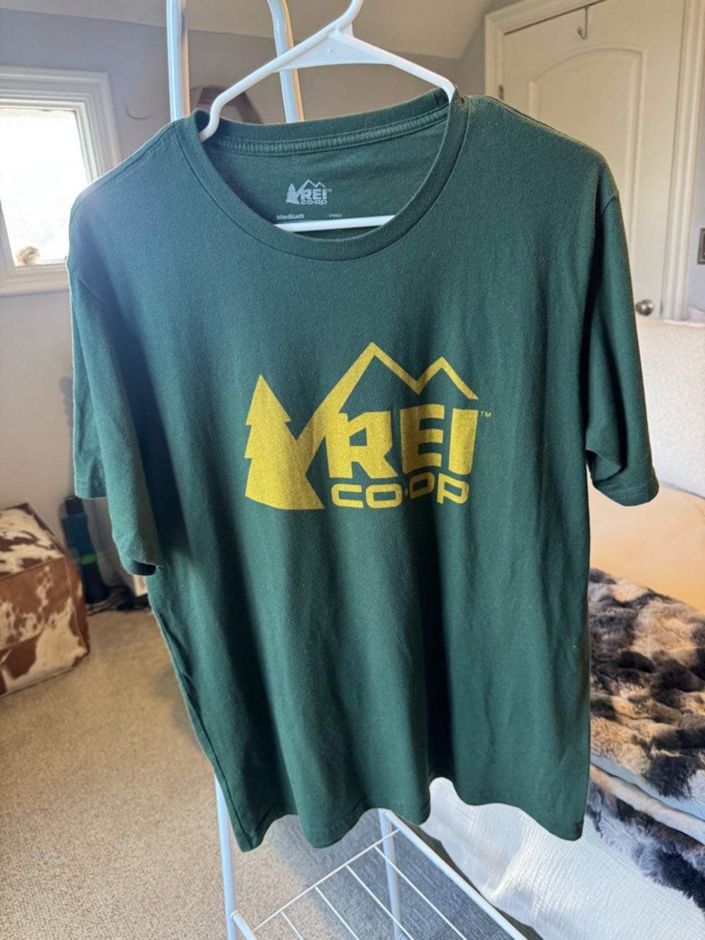 REI Green T-Shirt with Gold Logo